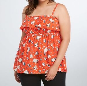 Torrid size 0 babydoll tank